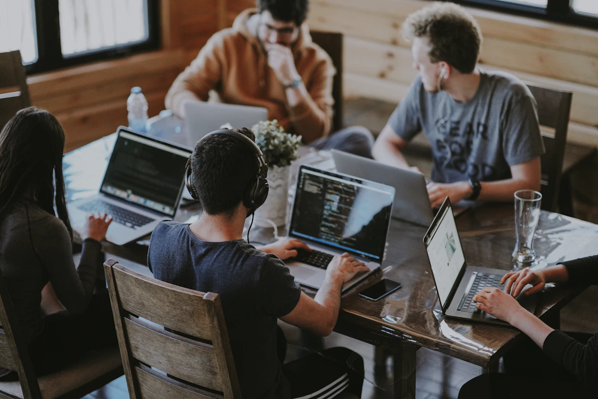 Team collaboration when hiring developers